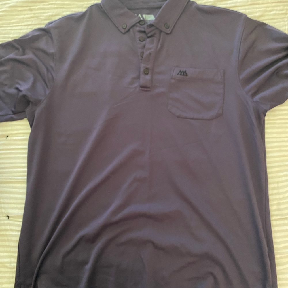 Matte Grey golf shirt